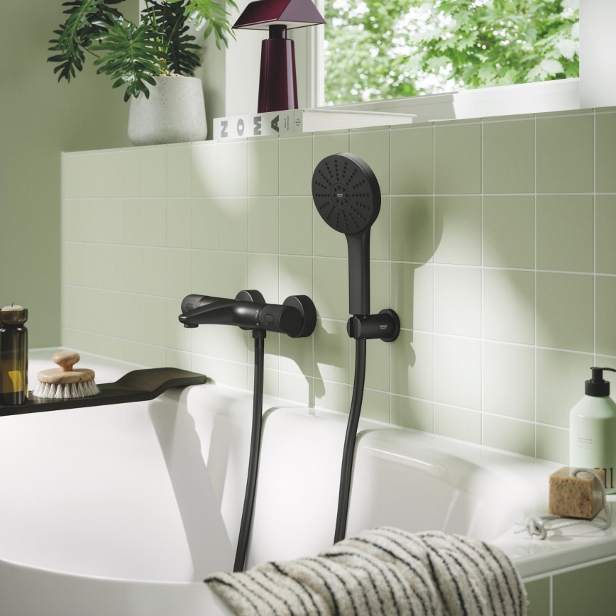 GROHE 1348632430 - Tuš ručica VITALIO JOY+ 120 mm crna