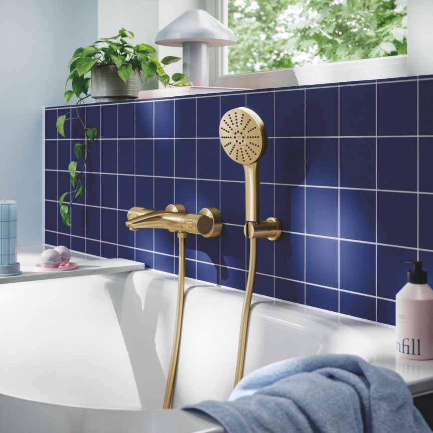 GROHE 134865GN00 - Komplet za tuš VITALIO JOY+ 120 mm zlatni