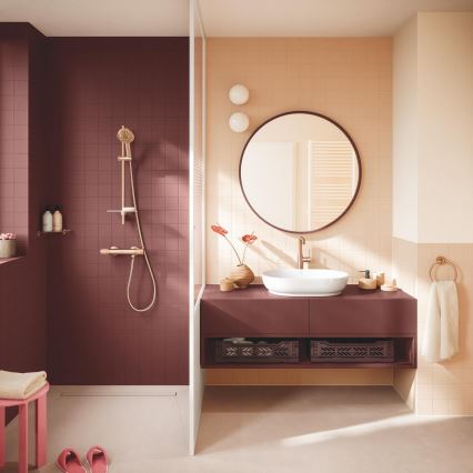 GROHE 134866DL00 - Sada za tuš VITALIO JOY+ 120 mm bakrena