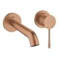 GROHE 19408DL1 - Dvootvorna umivaonička miješalica ESSENCE 183 mm brončana