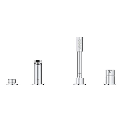 GROHE 19577001 - Četverootvorna miješalica za kadu LINEARE, polirani krom