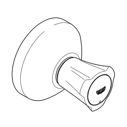 GROHE 19808001 - Gornji dio podžbuknog ventila COSTA L sjajni krom