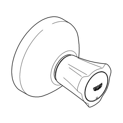 GROHE 19809001 - Gornji dio za podžbukni ventil COSTA L, sjajni krom