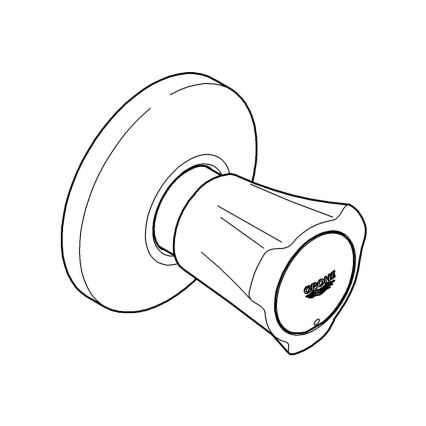 GROHE 19855001 - Gornji dio podžbuknog ventila COSTA L 10-35 mm sjajni krom