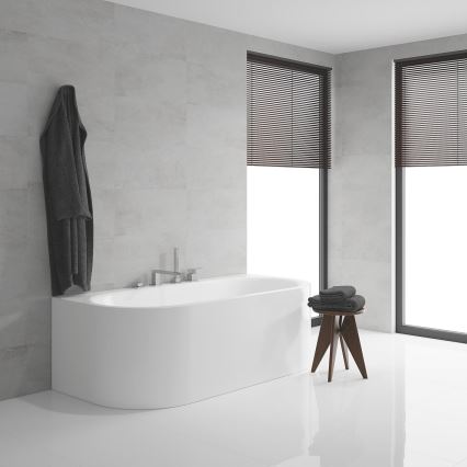 GROHE 19897001 - Četverootvorna miješalica za kadu EUROCUBE sjajni krom