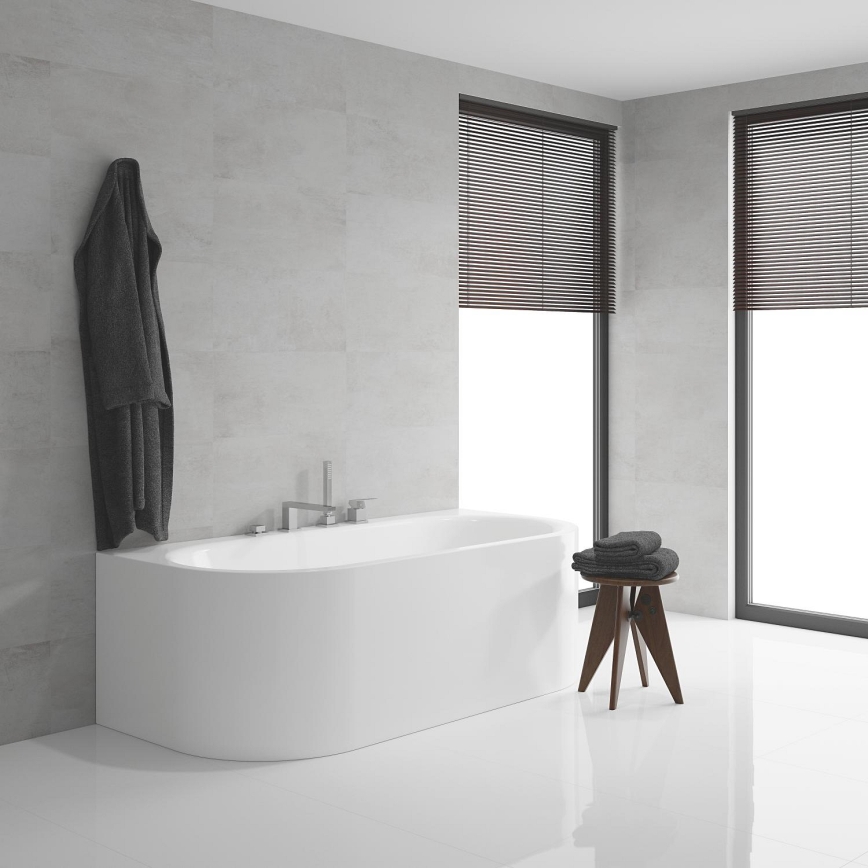 GROHE 19897001 - Četverootvorna miješalica za kadu EUROCUBE sjajni krom