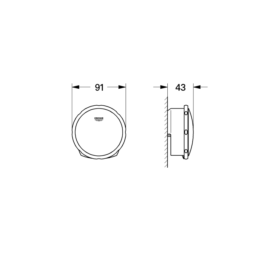 GROHE 19952000-Sada za punjenje, odtok i preljev kade TALENTOFILL, krom