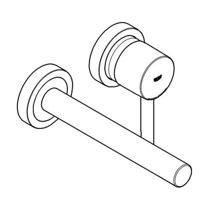 GROHE 19967A01 - Slavina za umivaonik ESSENCE 230 mm grafit