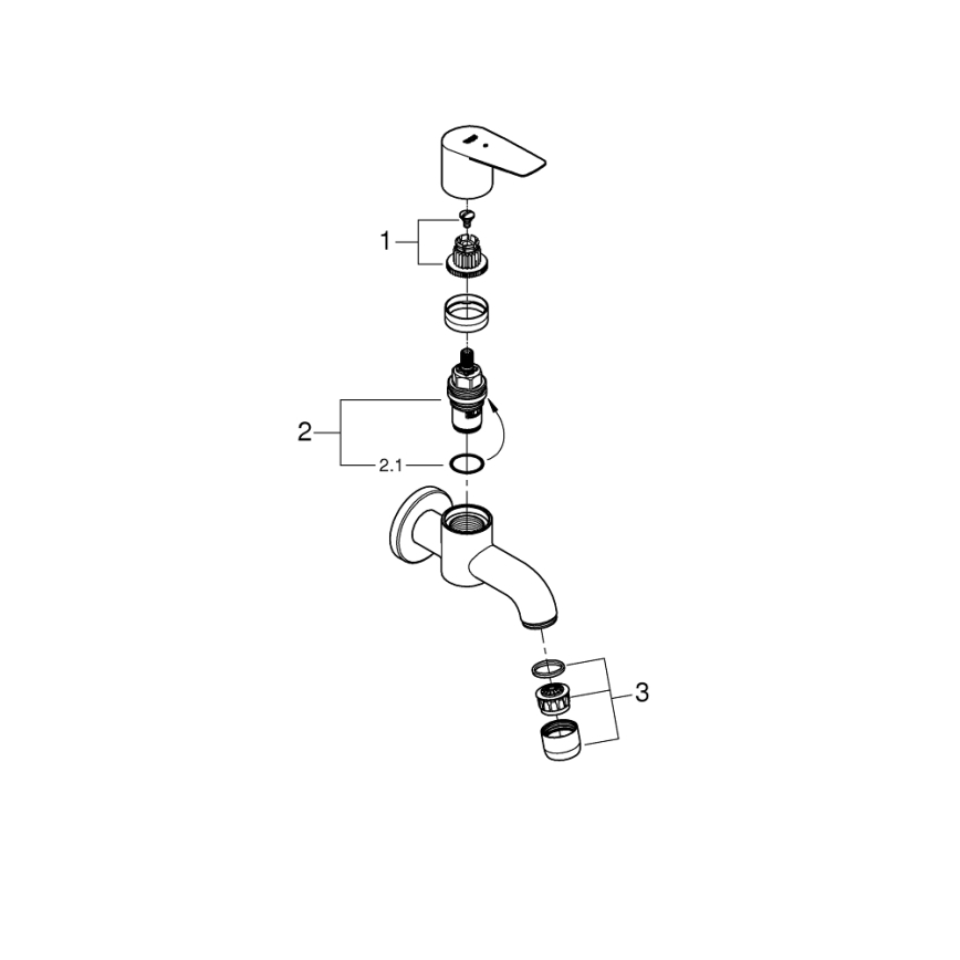 GROHE 20238001 - Ispusni ventil DN 15, polirani krom
