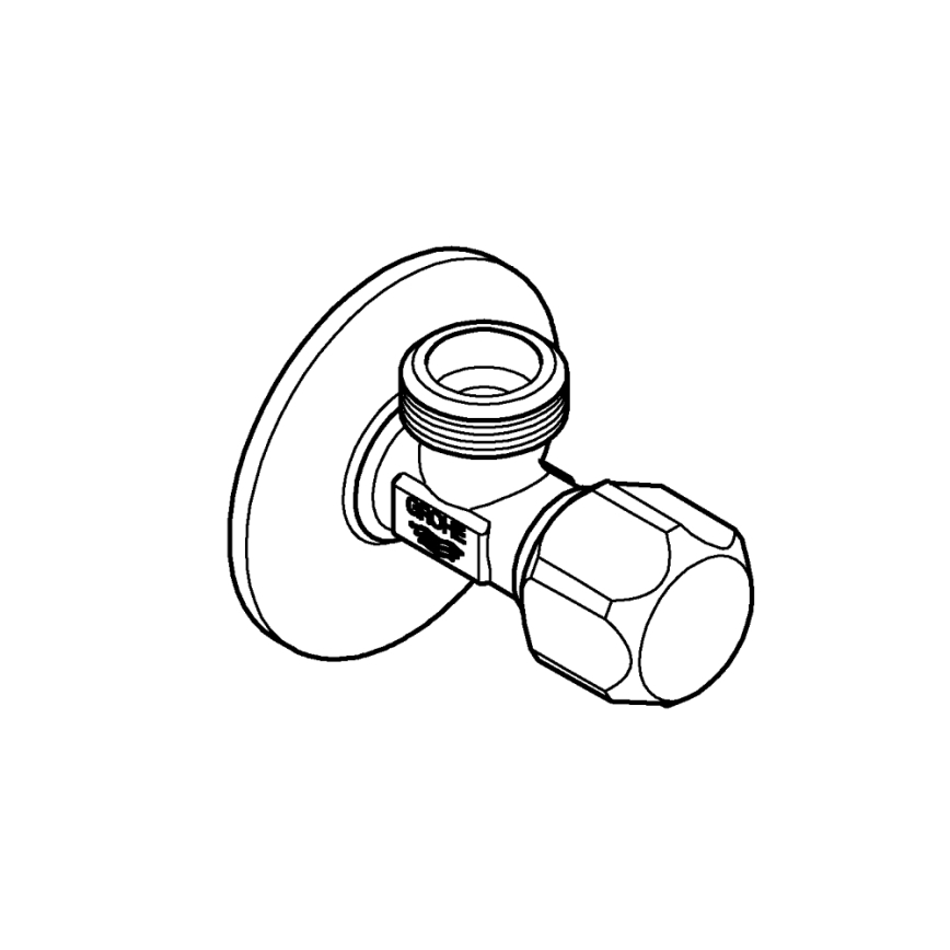 GROHE 22025000 - Kutni ventil UNIVERSAL DN 15 sjajni krom