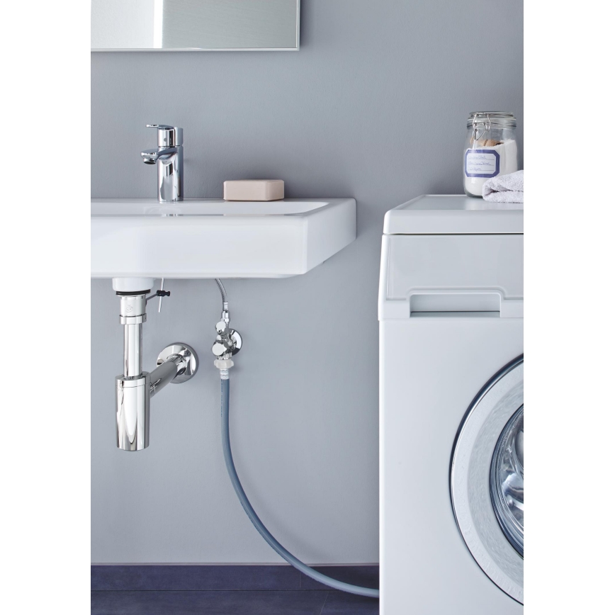 GROHE 22036000 - Kombinirani kutni ventil ORIGINAL WAS® DN 15 polirani krom