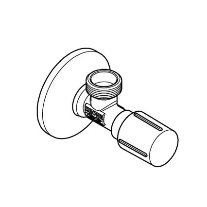 GROHE 22041001 - Kutni ventil DN 15 sjajni krom