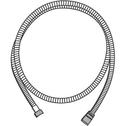 GROHE 22100000 - Tuš crijevo VITALIOFLEX METAL LONG-LIFE 1750 mm krom