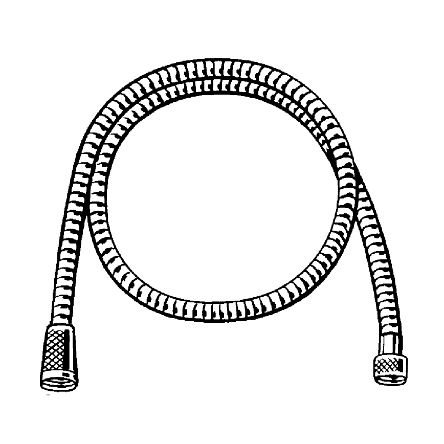 GROHE 22108000 - Crijevo za tuš VITALIOFLEX METAL LONG-LIFE 1500 mm krom