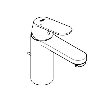 GROHE 23325000 - Slavina za umivaonik EUROSMART COSMOPOLITAN, veličina M, krom