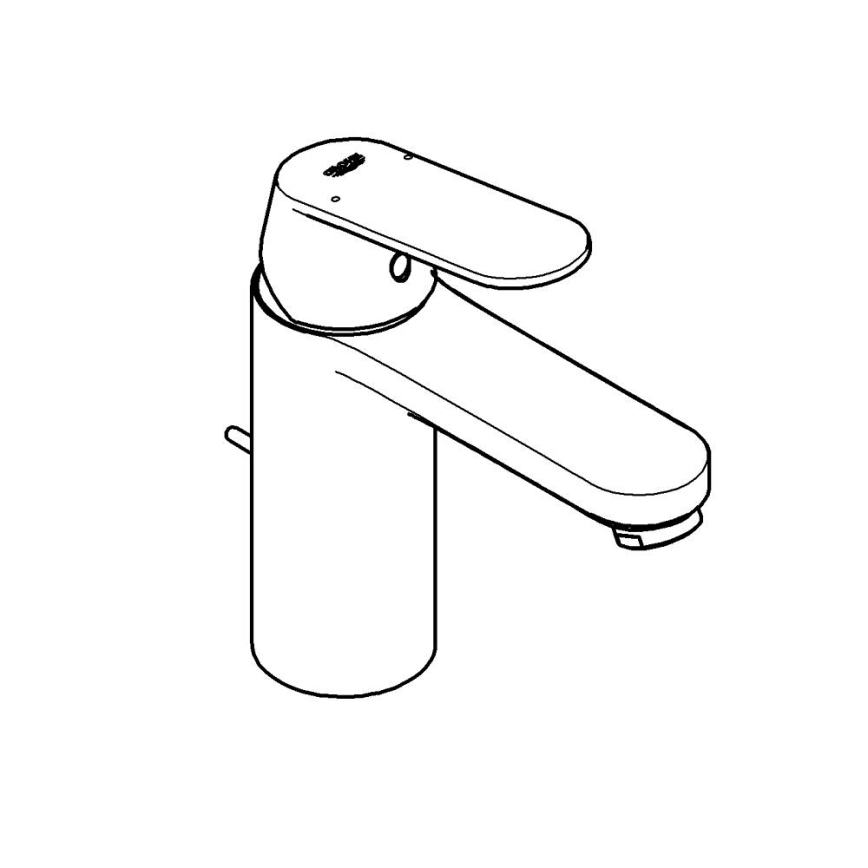 GROHE 23325000 - Slavina za umivaonik EUROSMART COSMOPOLITAN, veličina M, krom