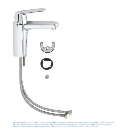 GROHE 23327000 - Slavina za umivaonik EUROSMART COSMOPOLITAN DN 15 vel. M krom