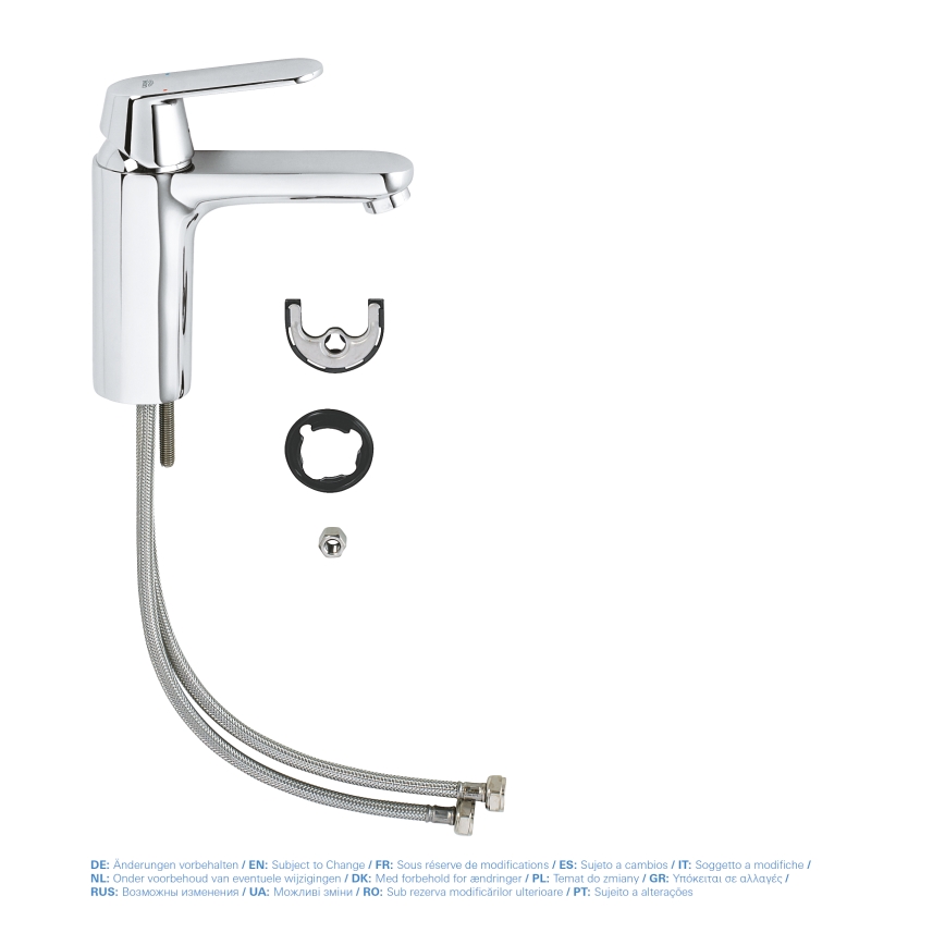 GROHE 23327000 - Slavina za umivaonik EUROSMART COSMOPOLITAN DN 15 vel. M krom