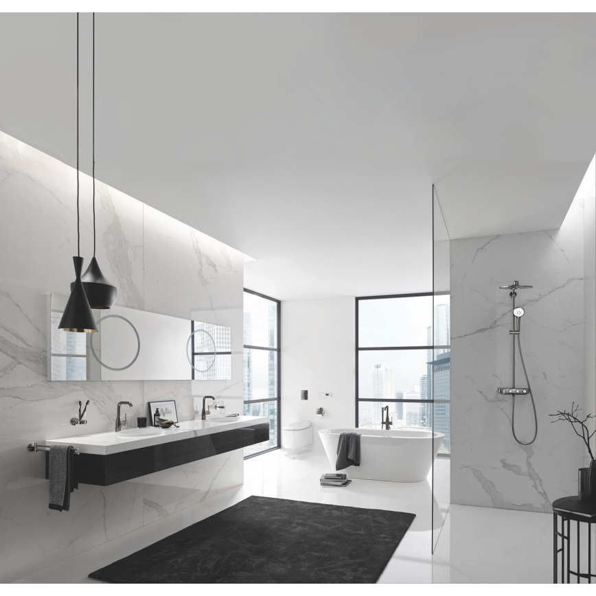 GROHE 23491AL1 - Miješalica za kadu ESSENCE 277 mm grafit