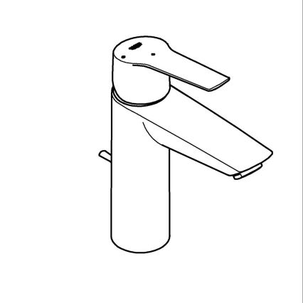 GROHE 235522432 - Miješalica za umivaonik START 192 mm crna