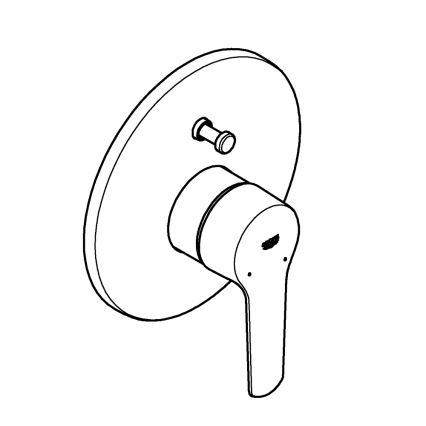 GROHE 23558002 - Miješalica za kadu START sjajni krom