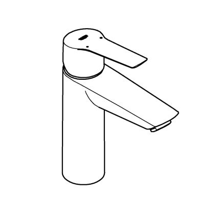 GROHE 235752432 - Slavina za umivaonik START 192 mm crna