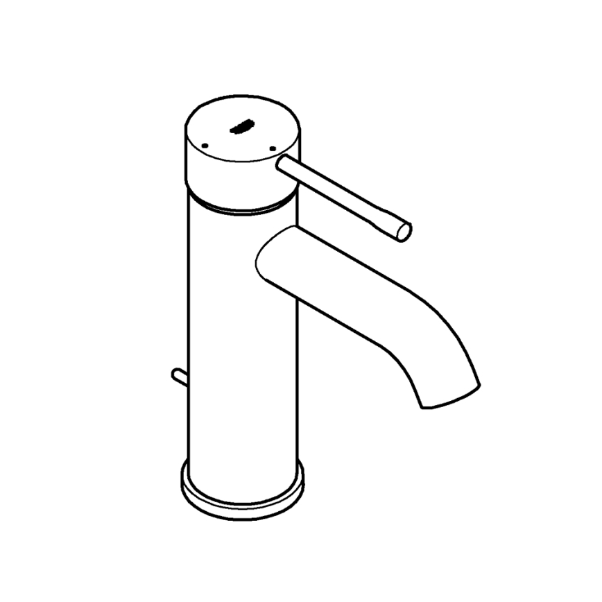 GROHE 23591001 - Slavina za umivaonik ESSENCE, veličina S, sjajni krom