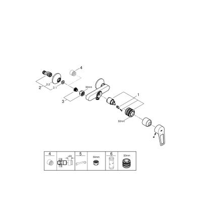 GROHE 23634001 - Tuš miješalica DN 15, sjajni krom
