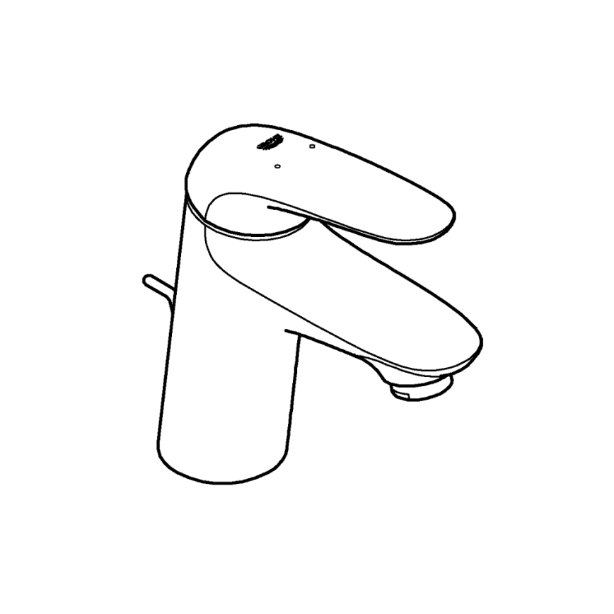 GROHE 23707003 - Slavina za umivaonik EUROSTYLE 163 mm sjajni krom