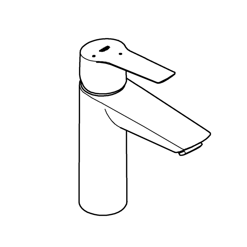 GROHE 237462432 - Slavina za umivaonik START, veličina M, crna