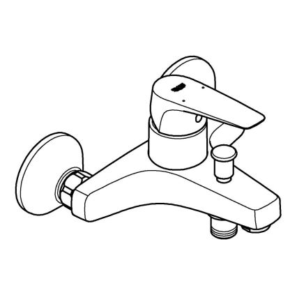 GROHE 23772000 - Baterija za kadu START FLOW 150 mm, sjajni krom