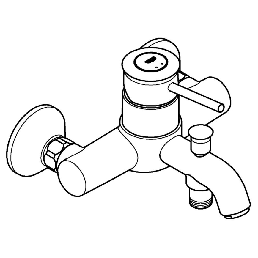 GROHE 23787000 - Baterija za kadu START CLASSIC DN 15 sjajni krom