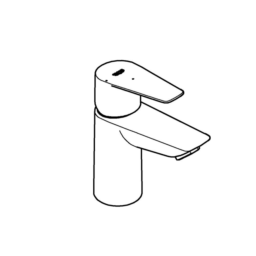 GROHE 23900001 - Umivaonska miješalica START EDGE veličina S sjajni krom