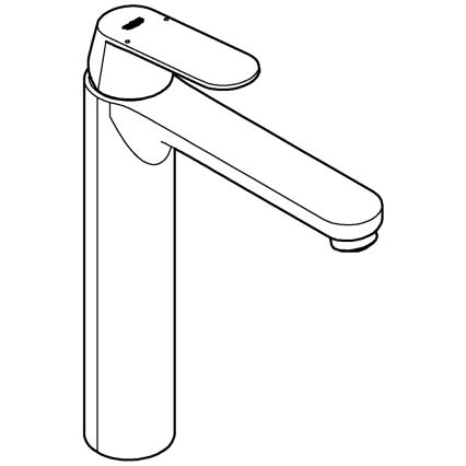 GROHE 23921000 - Miješalica za umivaonik EUROSMART COSMOPOLITAN XL polirani krom