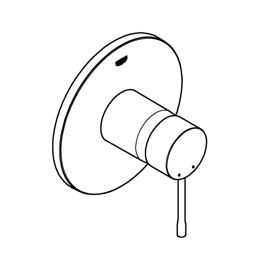 GROHE 24057GN1 - Miješalica za tuš ESSENCE, brušeno zlato