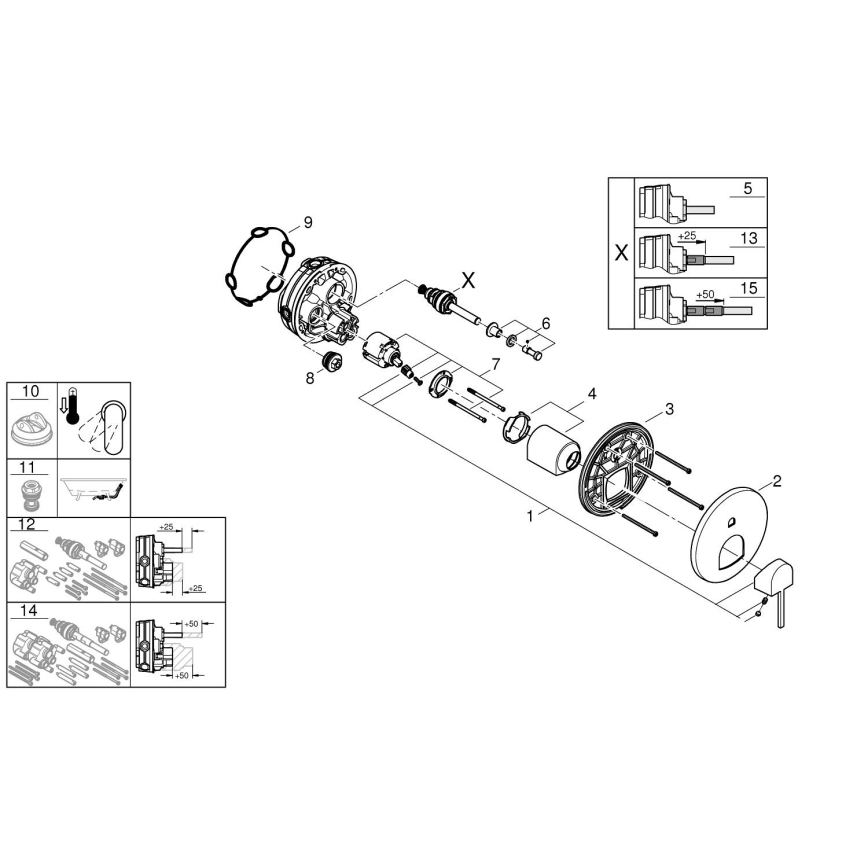 GROHE 24060003 - Miješalica PLUS sjajni krom
