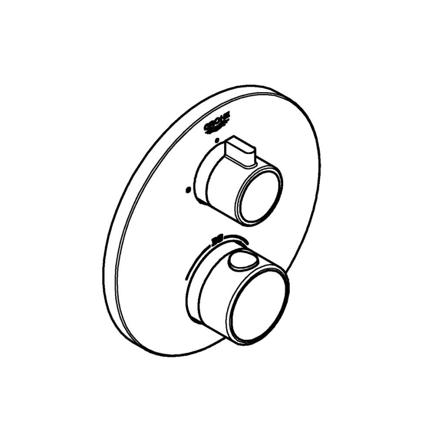 GROHE 24075000 - Termostatska tuš miješalica GROHTHERM sjajni krom