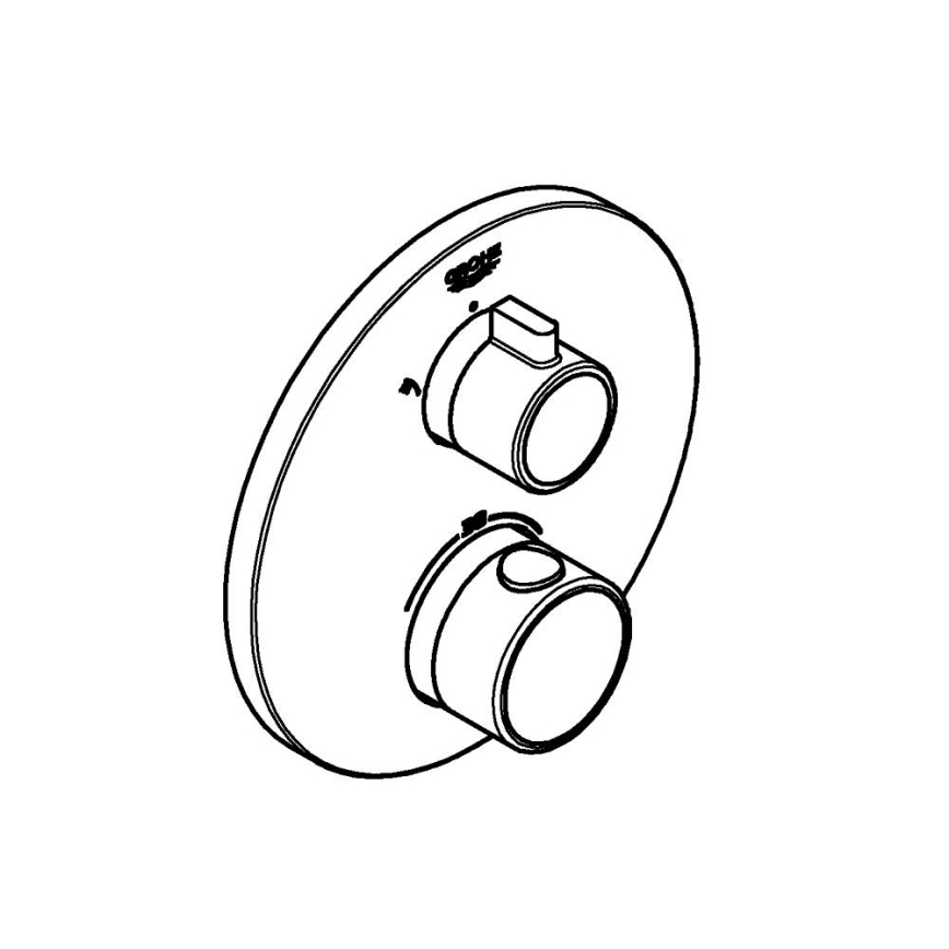 GROHE 24076000 - Termostatska tuš miješalica GROHTHERM, sjajni krom