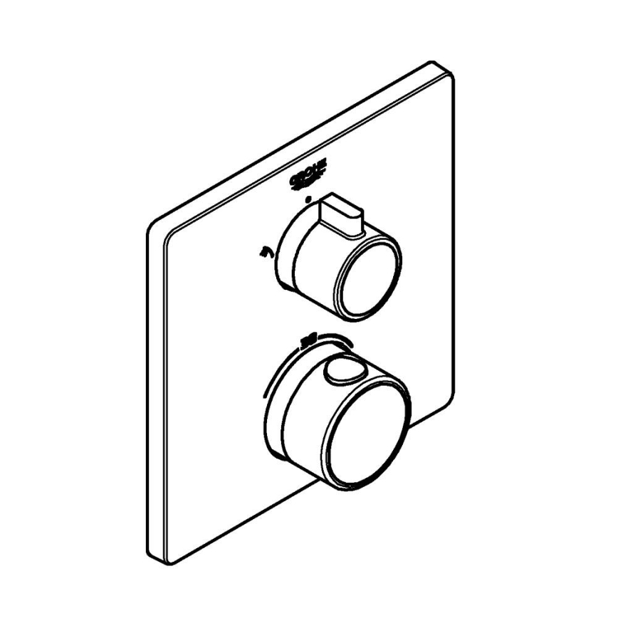 GROHE 24079000 - Termostatska tuš miješalica GROHTHERM, sjajni krom