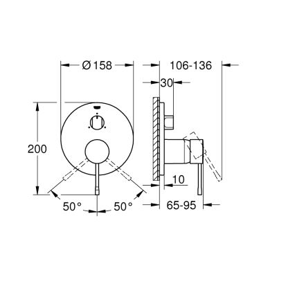 GROHE 24092001 - Slavina ESSENCE, sjajni krom