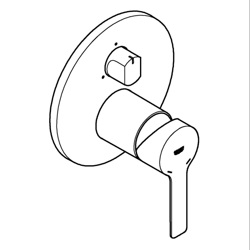 GROHE 24095001 - Miješalica LINEARE, sjajni krom