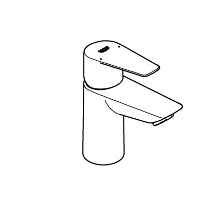 GROHE 24199001 - Miješalica za umivaonik START EDGE DN 15, sjajni krom