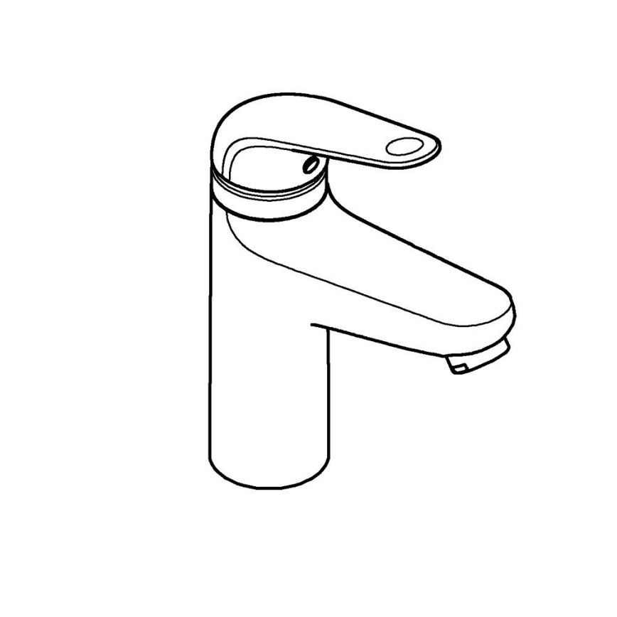 GROHE 24327001 - Slavina za umivaonik SWIFT, veličina M, sjajni krom