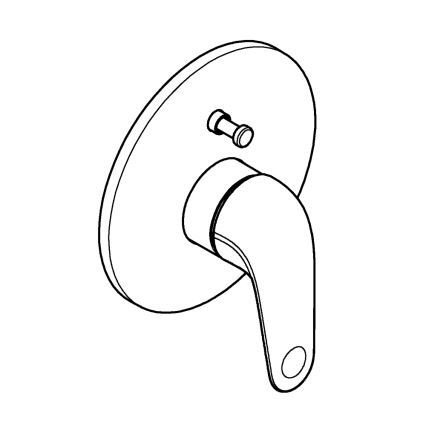 GROHE 24336001 - Baterija za kadu SWIFT DN 15, sjajni krom