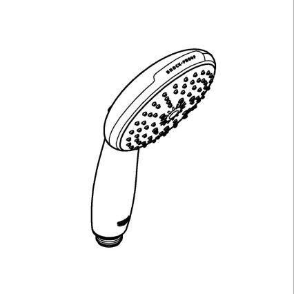 GROHE 26031001 - Ručni tuš VITALIO START 110 O 110 mm sjajni krom