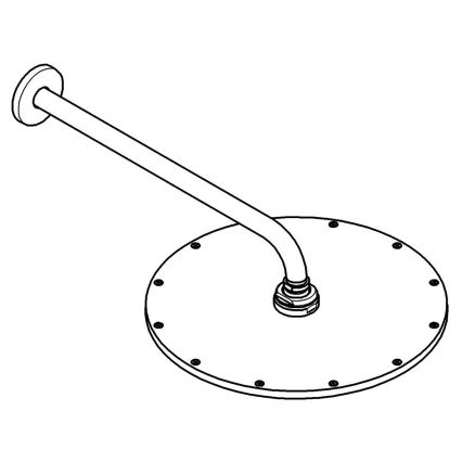 GROHE 26066DC0 - Tuš glava RAINSHOWER COSMOPOLITAN 310 380 mm nehrđajući čelik
