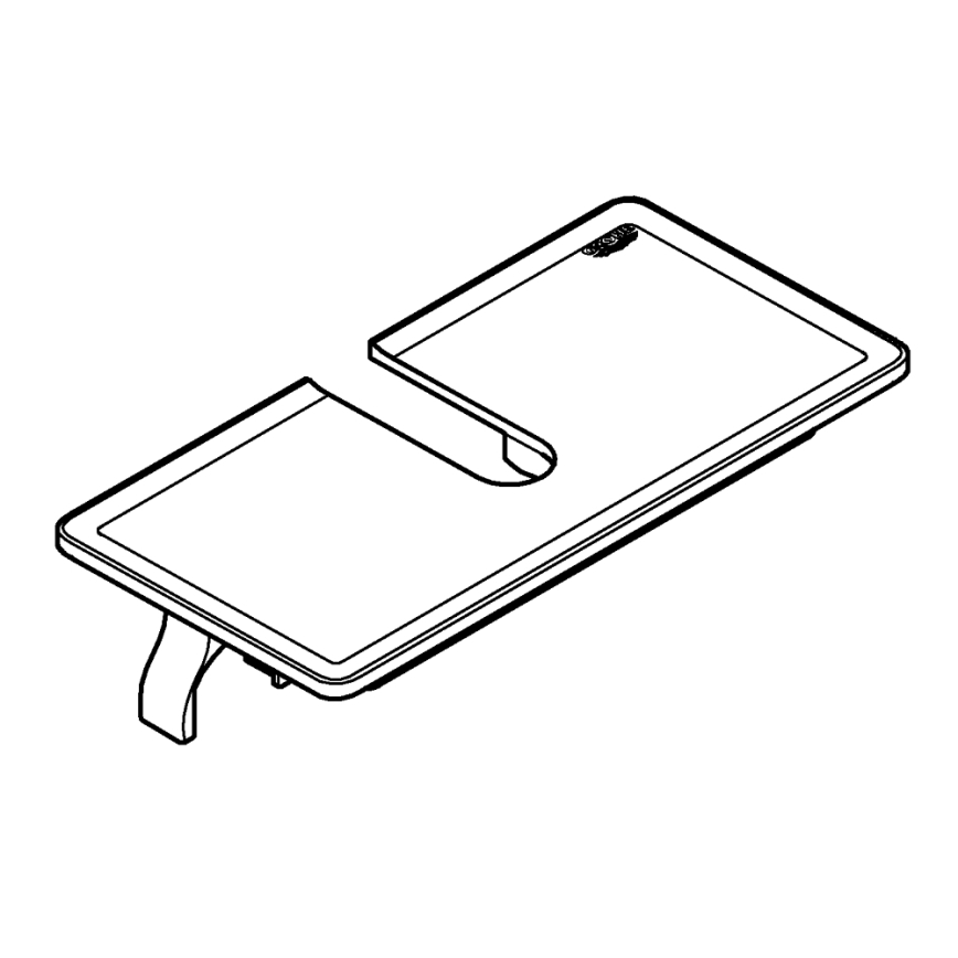 GROHE 26362LN1 - Polica EUPHORIA 150 mm bijela