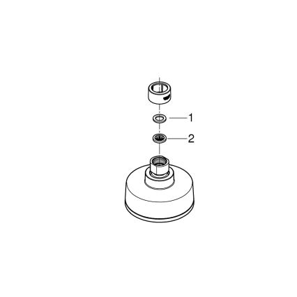 GROHE 26366001 - Tuš glava RAINSHOWER 210 mm sjajni krom