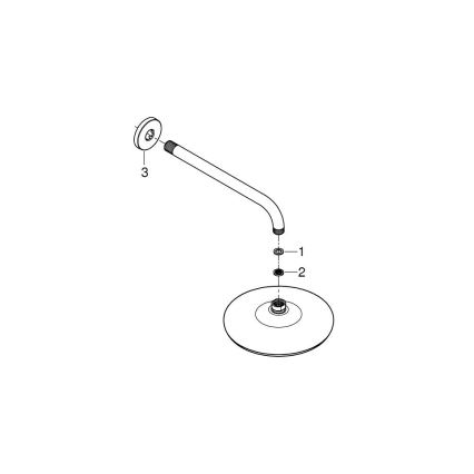 GROHE 26412000 - Glava tuša TEMPESTA 210 286 mm sjajni krom