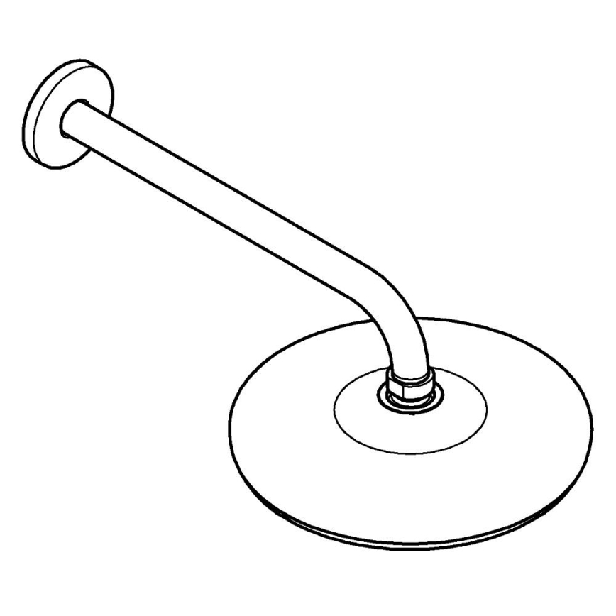 GROHE 26412000 - Glava tuša TEMPESTA 210 286 mm sjajni krom